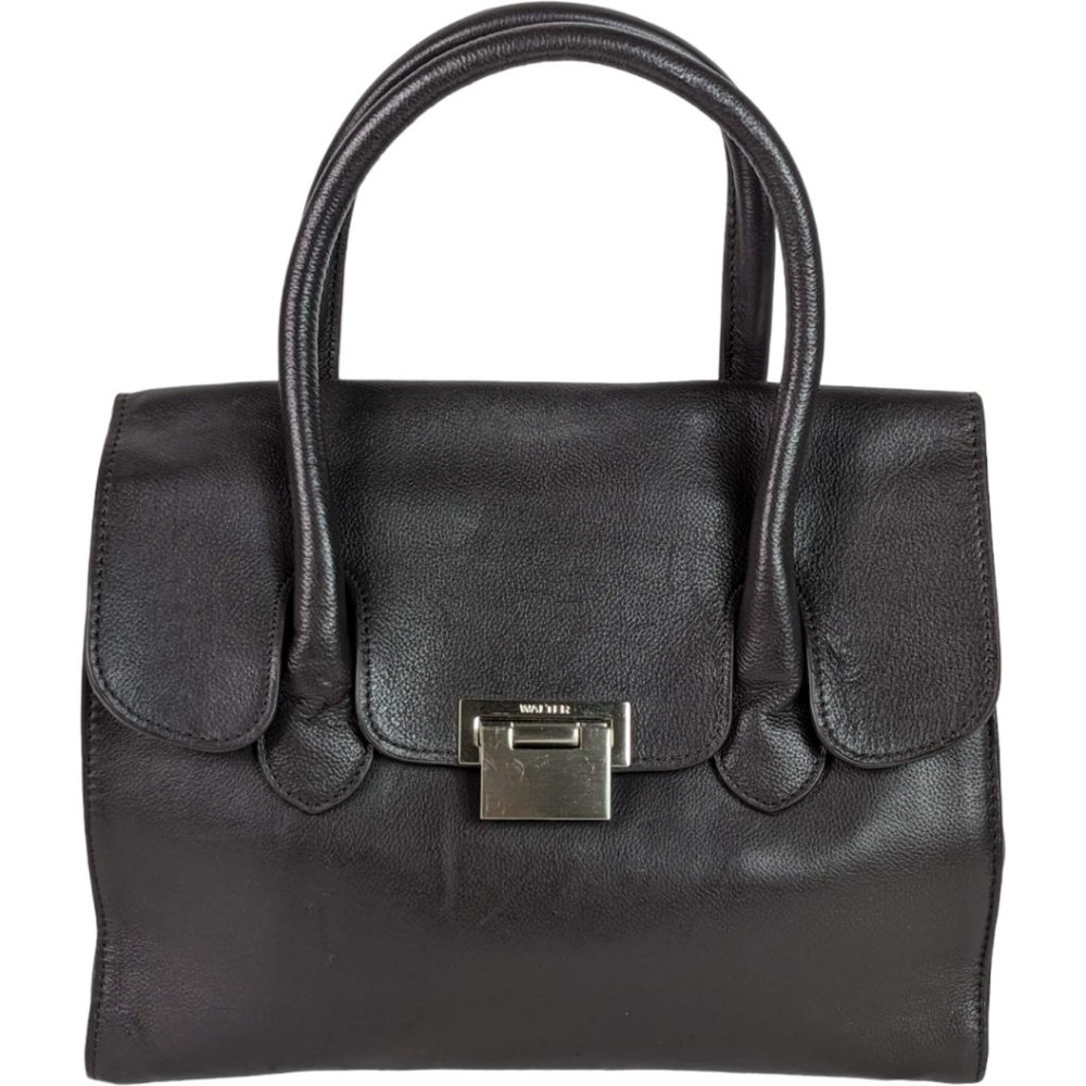 Walter by Walter Baker Black Leather Satchel